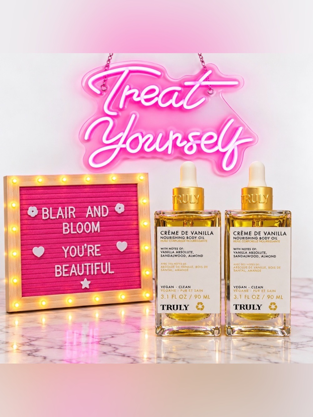 Truly Beauty Creme De Vanilla Nourishing Body Oil Bundle - Discontinued